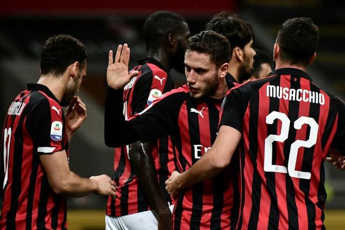 AC Milan battled past Sassuolo to take third place in Serie A