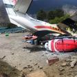 A Summit Air aircraft crashed into two helicopters while attempting take-off at Lukla airport in Nepal