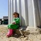 A young Syrian girl is among thousands of child refugees living in camps in Lebanon