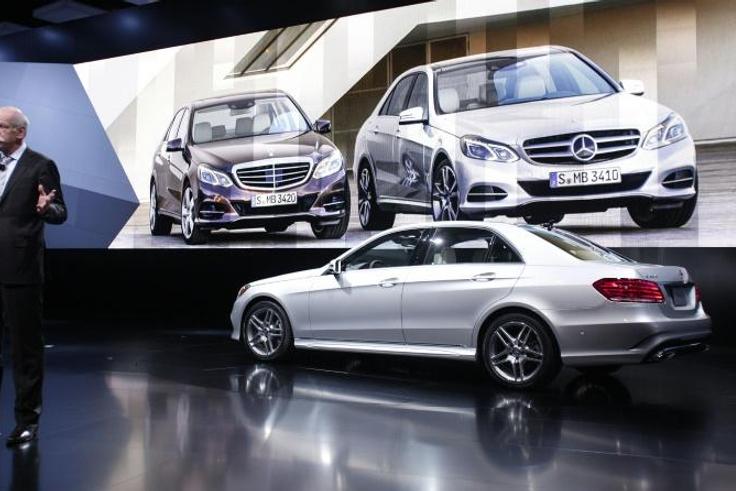 US President Donald Trump said American Chevrolets will never be accepted in Europe the way the US accepts Mercedes-Benz vehicles, a model of which is pictured at the 2013 North American International Auto Show in Detroit