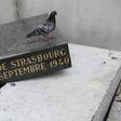 The memorial marks the site of Strasbourg's Old Synagogue, which was ransacked and burnt to the ground by Hitler Youth on September 30, 1940