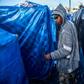 Migrants are left stranded in a makeshift camp in Morocco after failing in attempts to get to Europe