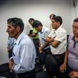 Retired Peruvian military officers appear in court to face charges of rape