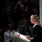 Meghan McCain, shown delivering a eulogy at the funeral for her father Senator John McCain, calls the US military's ban on transgender members "discriminatory"