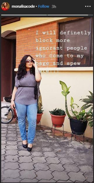 Monalisa has for the first time spoken about the arrest warrant issued against her for tax evasion [Instagram/MonalisaCode]