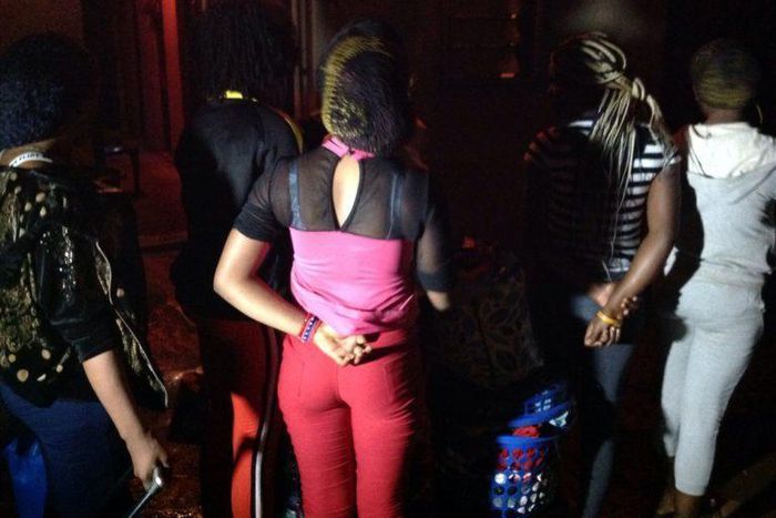 Illustrative photo of suspects arrested by NAPTIP [herald]