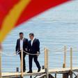 Macedonian Prime Minister Zoran Zaev (L) and Greek Prime Minister Alexis Tsipras met in June last year when the name-change deal was signed