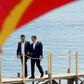Macedonian Prime Minister Zoran Zaev (L) and Greek Prime Minister Alexis Tsipras met in June last year when the name-change deal was signed