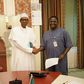 Femi Adesina and President Buhari