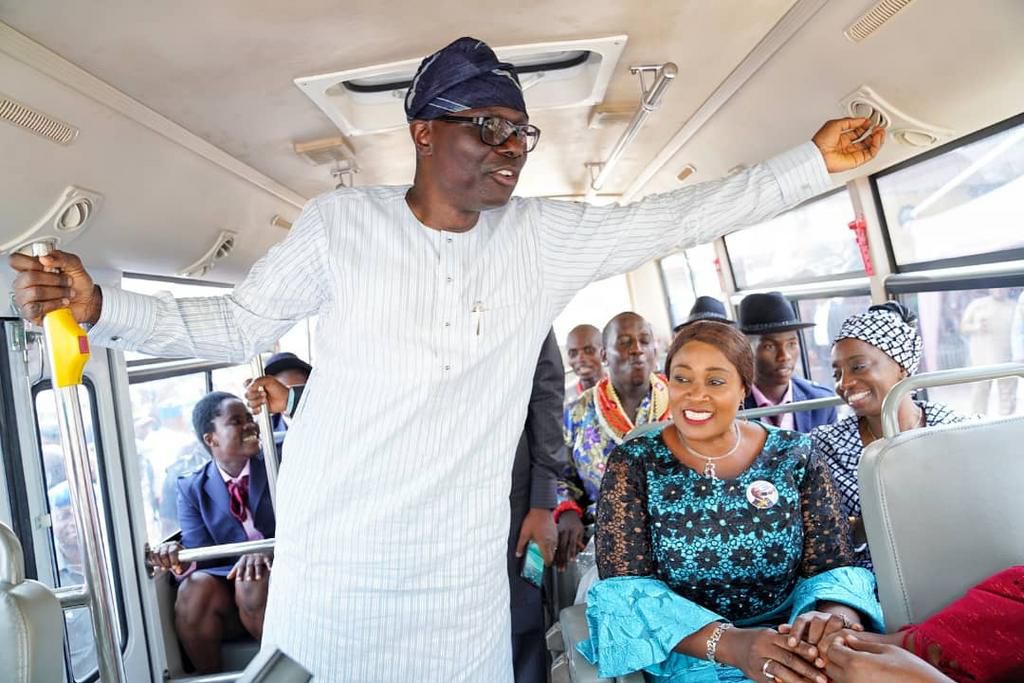 Sanwo-Olu donates bus to Bethesda Home, restates commitment to electoral promises