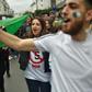Algerian protesters demonstrate against their ailing president's bid for a fifth term in Algiers on Friday