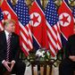 US President Donald Trump and North Korean leader Kim Jong Un meet in Hanoi in February 2019