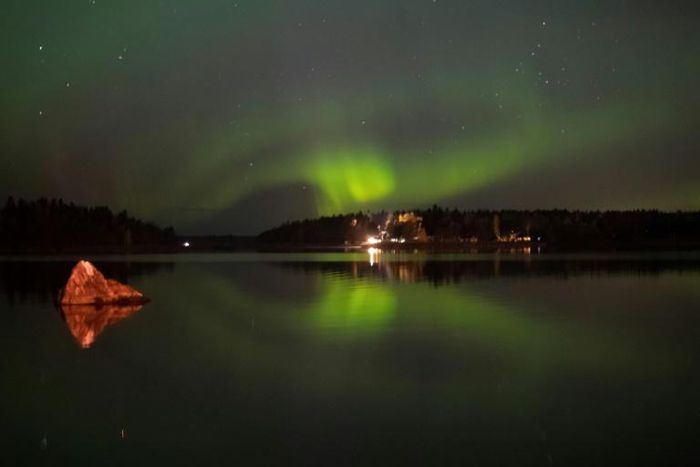 Finland's stark but beautiful landscape might have something to do with the country's top score in the happiness index