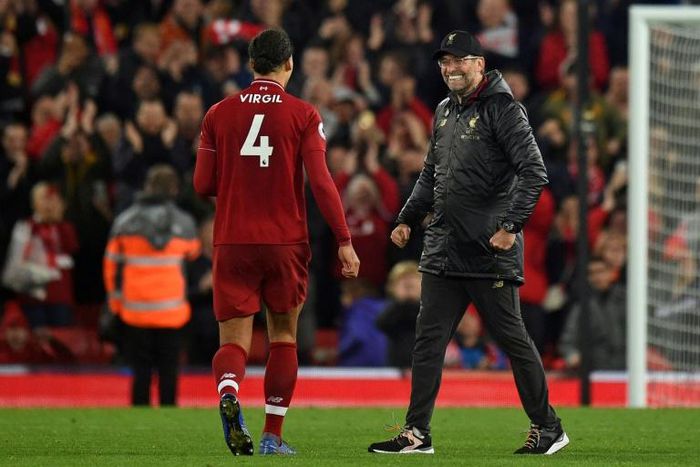 Jurgen Klopp celebrated Liverpool's last derby win over Everton with gusto