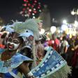 Revelers perform on the third day of Haiti's national Carnival parade on February 13, 2018, in Port-au-Prince
