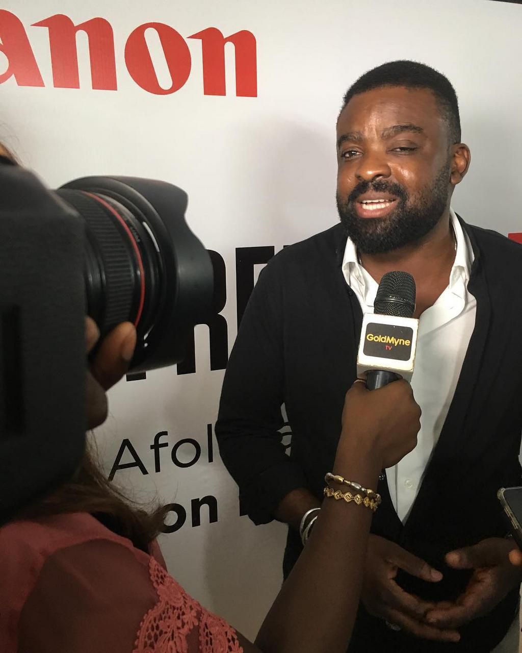 Kunle Afolayan speaks on his partnership with Canon for the screening of 'Mokalik.'