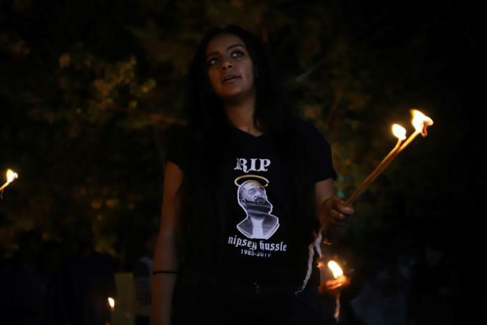 Hundreds of Ethiopians and Eritreans living in Addis Ababa attended a memorial service for Eritrean American rapper, Nipsey Hussle who was shot dead last month near a clothes shop he owned in Los Angeles