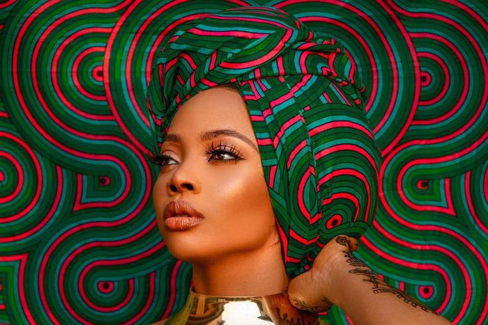 Toke Makinwa is impressed about how organized voting was at her polling unit. [Instagram/tokemakinwa]