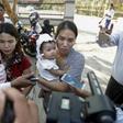 The wives and young daughters of both the journalists travelled to Naypyidaw for the hearing