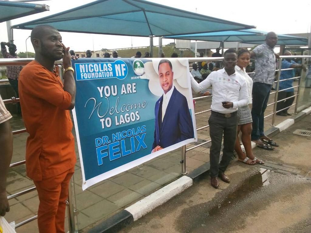 Supporters of Dr Nicolas Felix during the campaign for the 2019 presidential election