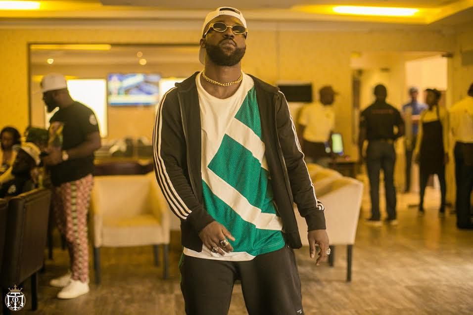 Iyanya at his surprise birthday party
