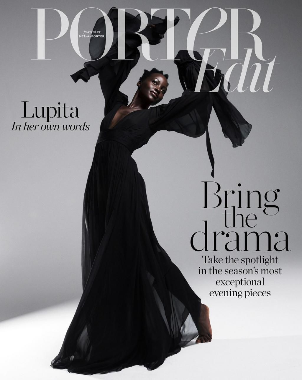 Lupita wears her natural hair in all its beautiful glory as she covers Porter magazine