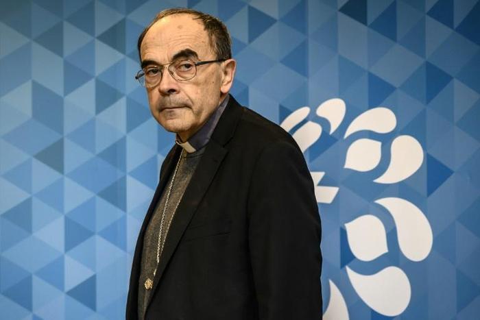 French Cardinal Philippe Barbarin, pictured March 7, 2019, was given a six-month suspended jail sentence for failing to report allegations of sexual abuse against a French priest