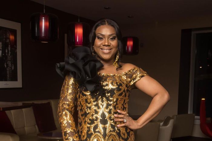 Stella Damasus premiered her new movie, 'Between' at the Odeon cinema in London [Michael Tubes Creation]