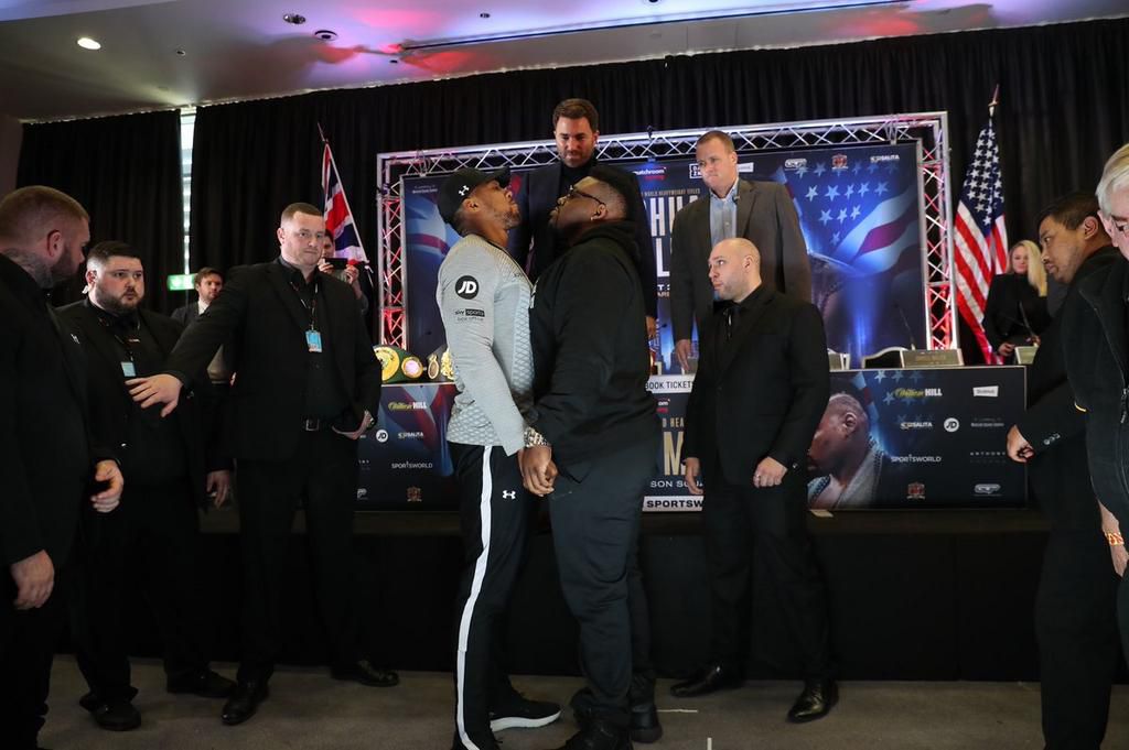 Anthony Joshua abd Jarrell Miller [SkySports Boxing]