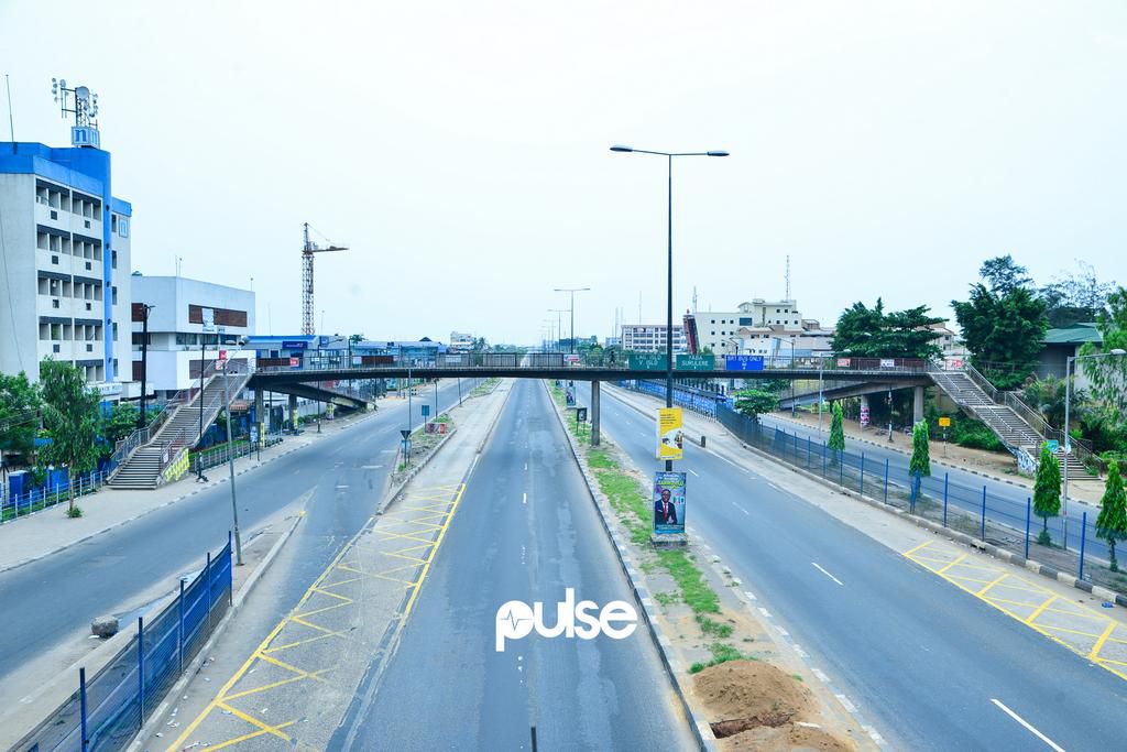 Ikorodu Expressway is absent of private vehicles, BRT buses and rickety danfo buses (Pulse)