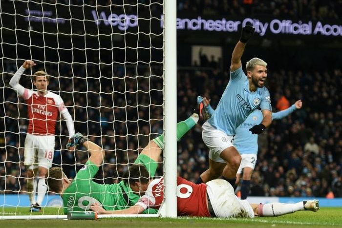 Manchester City's Sergio Aguero scored against Arsenal, but changes to the handball rule mean it wouldn't be allowed