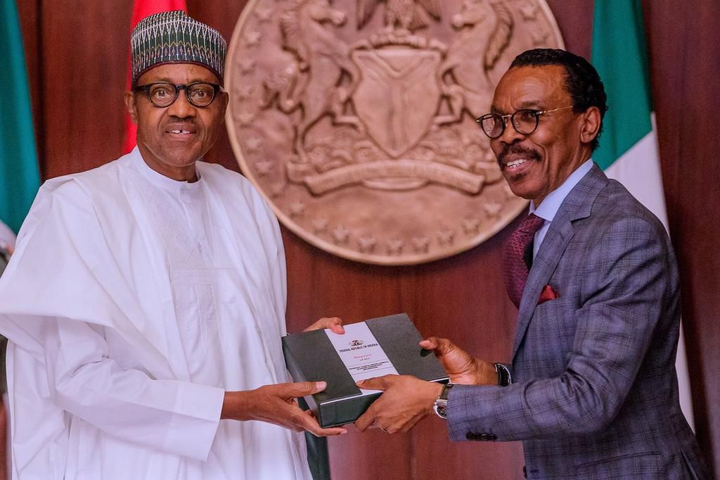 Buhari receives report on implementation of N30,000 National Minimum Wage [Twitter/@MBuhari