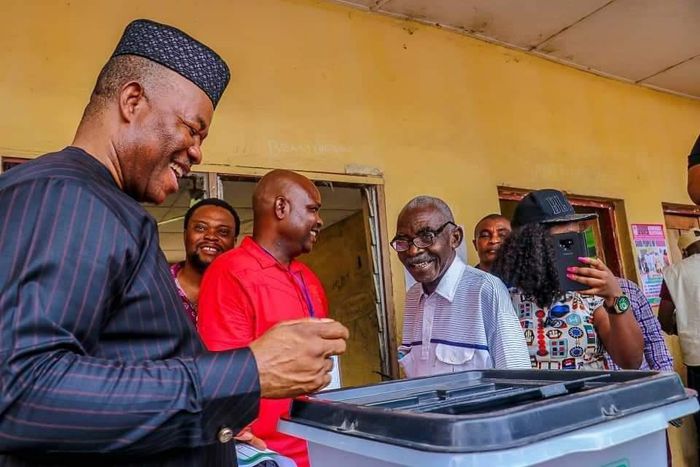 APC Wins Godswill Akpabio’s Polling Unit INEC voters