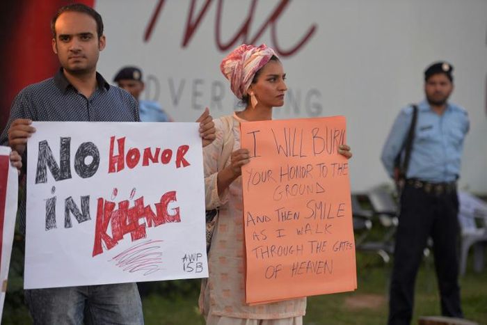 Rights activists in Pakistan have long fought against the patriarchal notion of "honour", which remains prevalent across South Asia