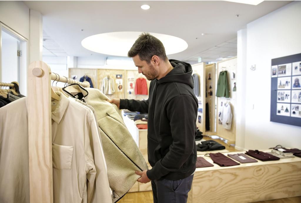 Hill City founder Noah Palmer, a former Major League Soccer goalie, with a sample from the labels inaugural lineup.