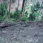 A photo released by Pakistan's military shows a view of damage caused after Indian jets dropped their payload