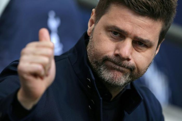 Thumbs up: Mauricio Pochettino believes Tottenham's new stadium is the best in the world