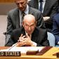Elliott Abrams, the US envoy for Venezuela, speaks to the United Nations Security Council meeting on February 26, 2019