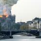 Fire struck Paris's landmark Notre-Dame Cathedral on Monday afternoon