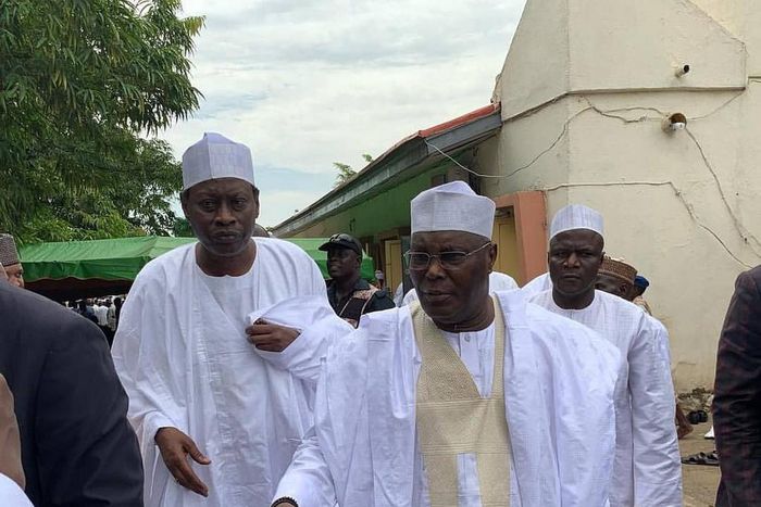 Atiku Abubakar, has met with the members of the peace committee to discuss the things he is not pleased about since the presidential election was held on February 23, 2019. [Instagram/atikulated_1]
