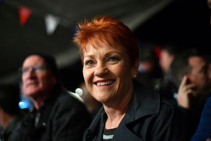 One Nation Party's Pauline Hanson is facing a barrage of outrage after she was filmed suggesting Australia's worst gun massacre was a conspiracy