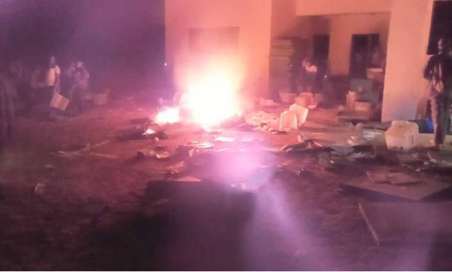 INEC office attacked in Osun [Channels Tv]