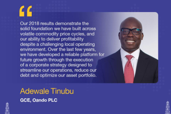 Oando Remains on upward trajectory: Marks third consecutive year of profits