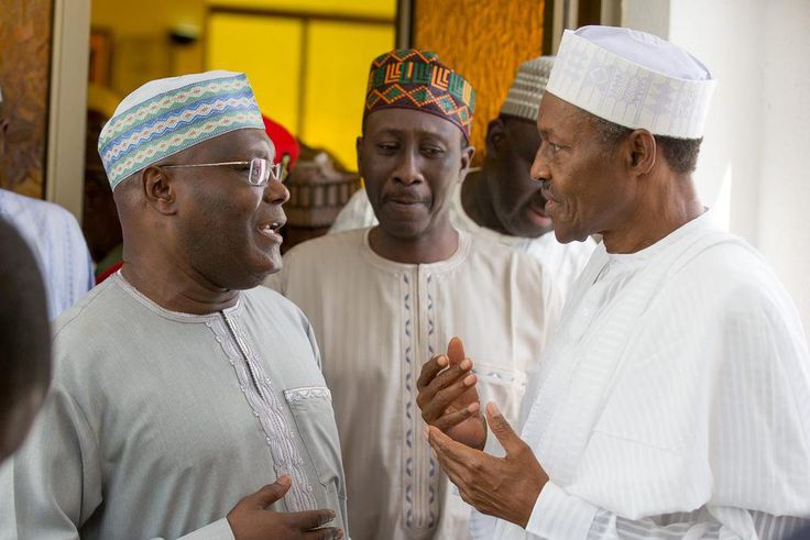 PDP Presidential candidate , Atiku Abubakar and President Muhammadu Buhari