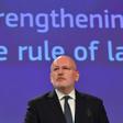 This is not the first time European First Vice-President Frans Timmermans has warned Poland's government over what he says is interference with the judiciary