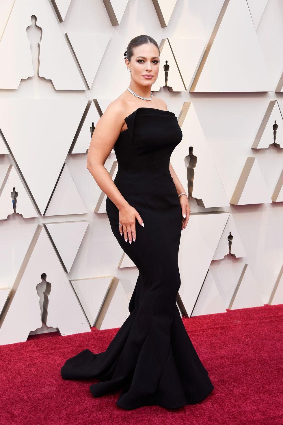 Ashley Graham in Zac Posen at the 91st Academy Awards