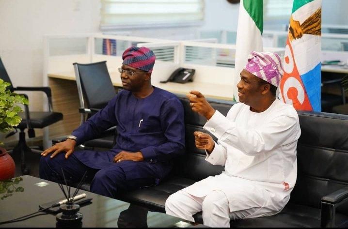 Governor and deputy governor-elect [Twitter/@jidesanwoolu]
