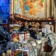 Ninety mobsters from the Calabrian 'Ndrangheta mafia were arrested in December in six different countries, in raids involving hundreds of police officers. Shown here is a raid in a cafe in Duisberg, Germany