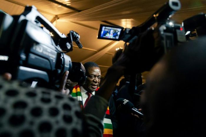 US President Donald Trump has prolonged sanctions on more than 100 individuals and entities from Zimbabwe including President Emmerson Mnangagwa, pictured, over rights abuses