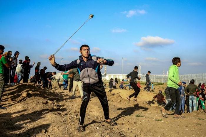 Friday's demonstrations in Gaza sparked clashes with Israeli forces that saw two Palestinians killed
